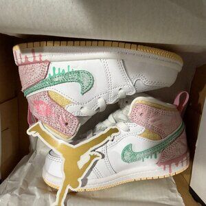 Jordan 1 Mid SE Ice Cream TD (6c NIB)
